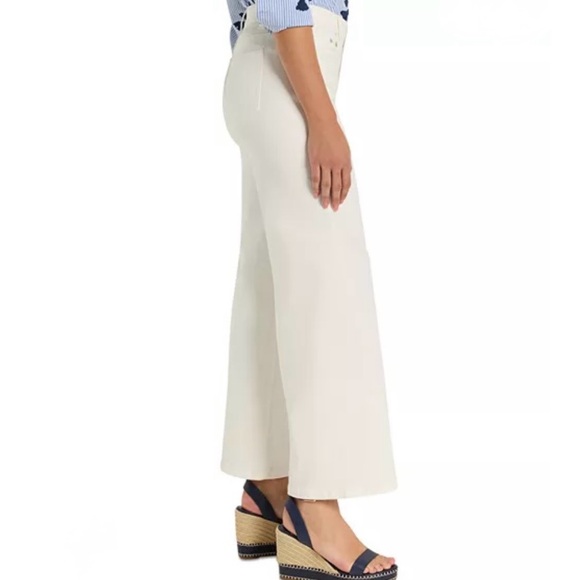 NWT NIC + ZOE all day wide leg jeans in paper white size 16 reg $148 - Picture 2 of 9